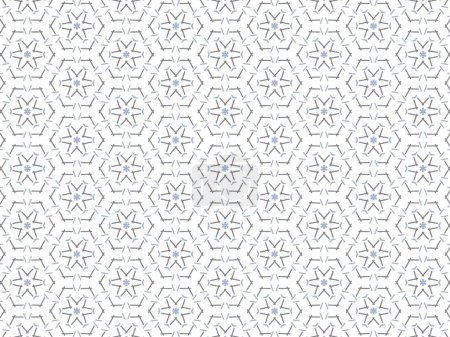 Foto de Ilustración vectorial de Mandala abstracto púrpura o patrón sin costura de textura de Ikat para fondo de pantalla - Imagen libre de derechos