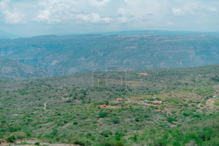 paisaje del cañón de chicamocha en el departamento de santander colombia