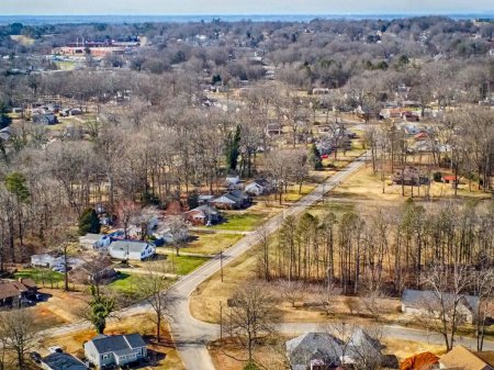 Photo for Subdivision neighborhood in the united states - Royalty Free Image