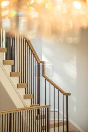 Photo for Modern residential staircase details - Royalty Free Image