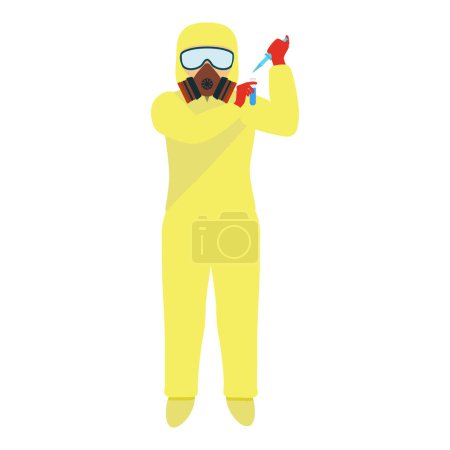 Illustration for Set of Characters Carrying Out Scientific Researches. Vector Illustration.. Item 8 - Royalty Free Image