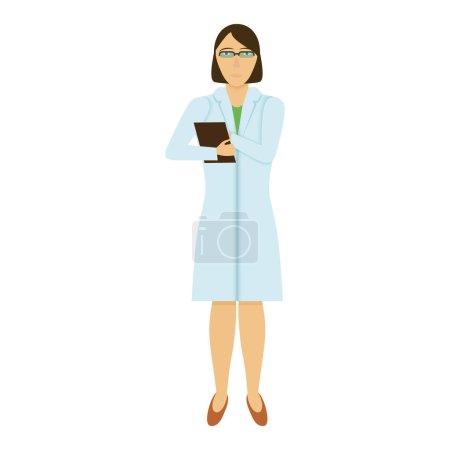 Illustration for Set of Characters Carrying Out Scientific Researches. Vector Illustration.. Item 6 - Royalty Free Image