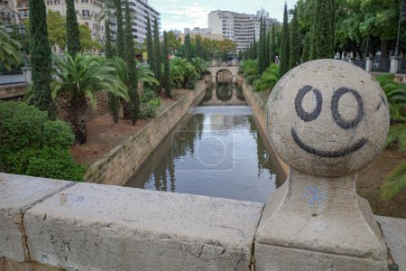 Foto de Palma, Mallorca, España - 10 Nov 2022: Vistas a lo largo del Torente de - Imagen libre de derechos