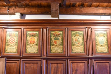 Photo for Venice, Italy - 15 Nov, 2022: Institutional Rooms at the Doge's Palace - Royalty Free Image