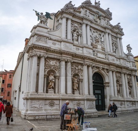 Photo for Venice, Italy - 14 Nov, 2022: St Mary of the Lily Venice church - Royalty Free Image