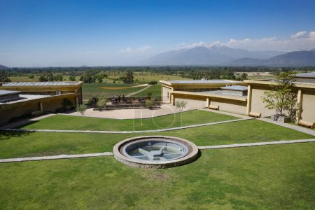 Photo for Santiago, Chile - 25 Nov, 2023: Haras de Pirque Vineyard and winery, near Santiago, Chile - Royalty Free Image