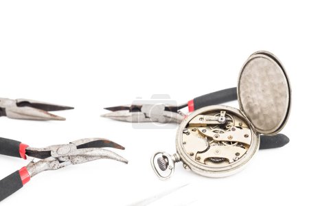 Photo for Timeless Precision: A Watchmaker's Artistry in Action - Royalty Free Image