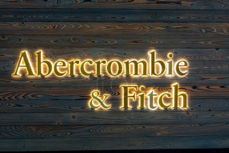 Photo for BLOOMINGTON, MN, USA - DECEMBER 12, 2023: Abercrombie and Fitch retail store at the Mall of America shopping mall. - Royalty Free Image