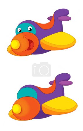 Photo for Cartoon scene with colorful kindergarten or playground toy isolated illustration for kids - Royalty Free Image