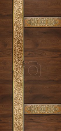 New Printable wooden modern laminate door skin design and background wall paper