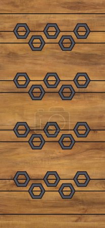 Photo for Printable modern laminate door skin design and background wall paper - Royalty Free Image