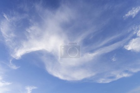 Photo for Beautiful blue sky with white clouds - Royalty Free Image