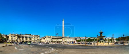 Photo for Luxor Obelisk at the Place de la Concorde in Paris, the capital of France - Royalty Free Image