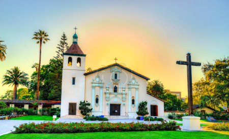 Foto de Mission Santa Clara de Asis en Santa Clara - California, Estados Unidos - Imagen libre de derechos