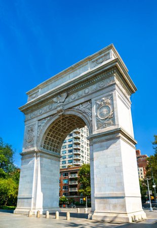 Foto de Washington Square Arch en Manhattan - Nueva York, Estados Unidos - Imagen libre de derechos