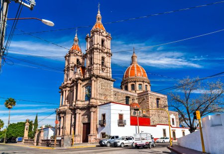 Téléchargez les photos : Eglise paroissiale Notre-Dame de la Lumière à Lagos de Moreno - Jalisco, Mexique - en image libre de droit