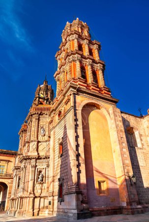 Téléchargez les photos : Cathédrale métropolitaine de San Luis Potosi, patrimoine mondial de l'UNESCO au Mexique - en image libre de droit