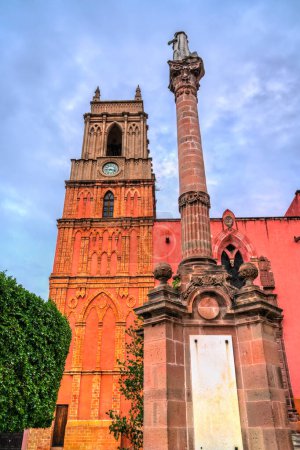 Foto de Iglesia de San Rafael, la Santa Escuela de Cristo en San Miguel de Allende - Guanajuato, México - Imagen libre de derechos