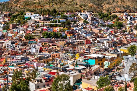 Blick auf Zacatecas vom Bufa-Hügel, UNESCO-Weltkulturerbe in Mexiko
