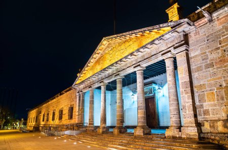 Hospicio Cabanas, UNESCO world heritage in Guadalajara, Mexico at night