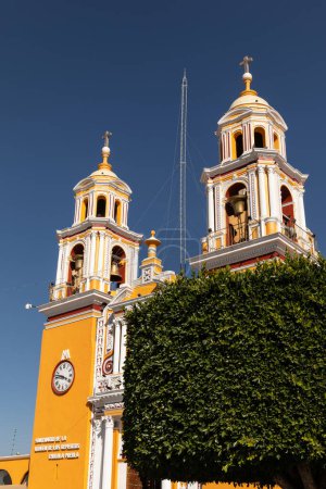 Foto de Iglesia de Cholula, Puebla México - Imagen libre de derechos