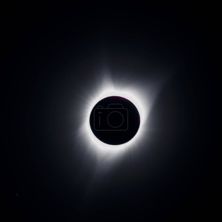 Foto de Vista del gran eclipse solar de América 2017 - Imagen libre de derechos
