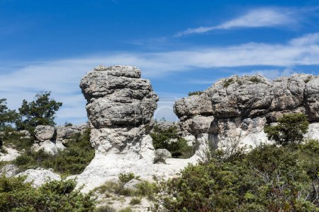 Foto de Formación rocosa cerca de Forcalquier, Francia - Imagen libre de derechos