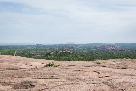 Téléchargez les photos : Paysage forestier du Texas vu du haut de la roche enchantée - en image libre de droit