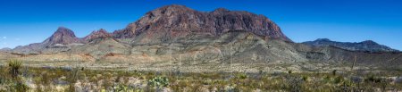 Panoramic view of the Chisos mountains