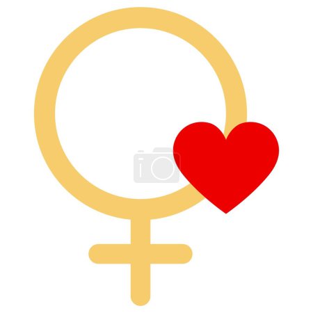 Photo for Female. web icon vector illustration - Royalty Free Image