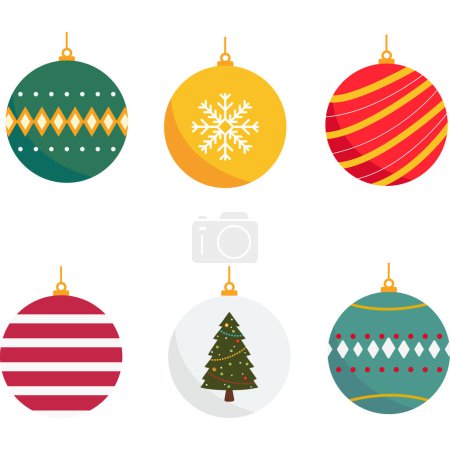 Illustration for Christmas tree illustration  Which Can Easily Modify Or Edit - Royalty Free Image