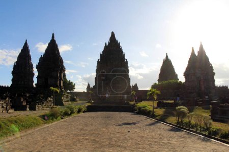Foto de Entrance of Prambanan Temple located in Java Indonesia, taken in July 2023. - Imagen libre de derechos