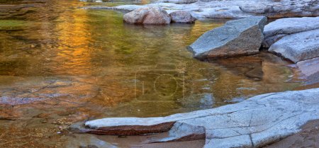 Photo for Autumn at the Swift river in New Hampshire - Royalty Free Image