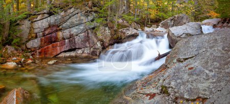 Photo for Autumn at the Swift river in New Hampshire - Royalty Free Image