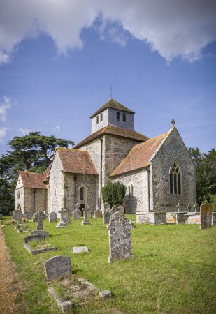 Photo for HAMPSHIRE, UK - September 19, 2006. St Marys church Breamore, an Anglo-Saxon church in New Forest, Hampshire, UK - Royalty Free Image