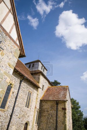 Photo for St Marys church Breamore, an Anglo-Saxon church in New Forest, Hampshire, UK - Royalty Free Image