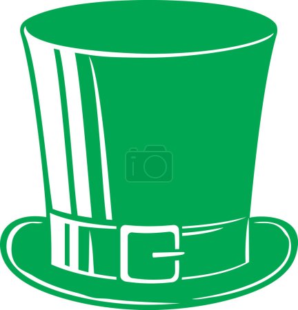 Photo for Leprechaun Green Top Hat. St. Patricks Day Design. Vector Illustration. - Royalty Free Image