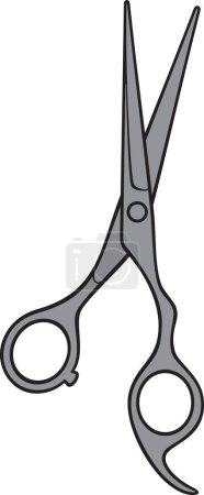 Photo for Hair salon scissors color. Vector illustration. - Royalty Free Image