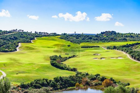 Golf course in Sotogrande, Andalusia Spain