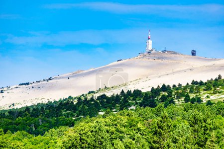 Summit of Mont Ventoux, mountain in Provence region, southern France.