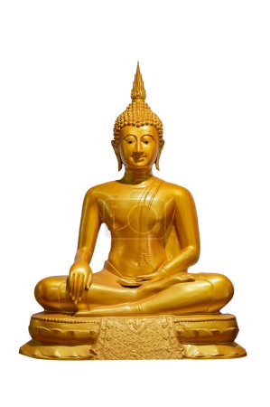 Foto de Imagen de Buda sobre fondo blanco aislado - Imagen libre de derechos