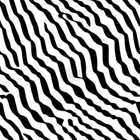Téléchargez les illustrations : Illusions d'optique vectorielles fascinantes avec des motifs sans couture en noir et blanc. Utilisez des formes et des dessins géométriques pour créer des illusions dans vos projets. - en licence libre de droit