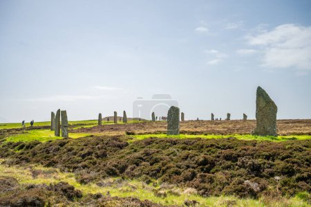 Photo for Ring von Brodgar, Orkney Islands, stone circle, Scotland - Royalty Free Image
