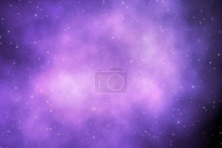 The beautiful of the Galaxy. Full with stars and gas clouds. Illustration design for background.