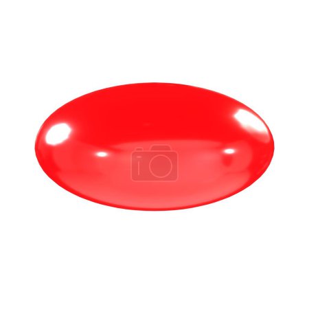 Red Little Candy isolated on white background