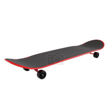 Skateboard isoliert auf weißem Hintergrund