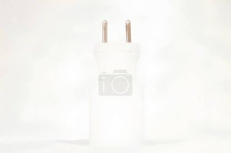 White Power Plug A Simple Connection. High quality photo