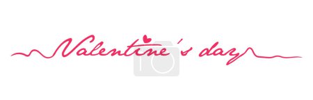 Photo for Valentines day background with heart pattern and typography of happy valentines day text . Wallpaper, flyers, invitation, posters, brochure, banners - Royalty Free Image