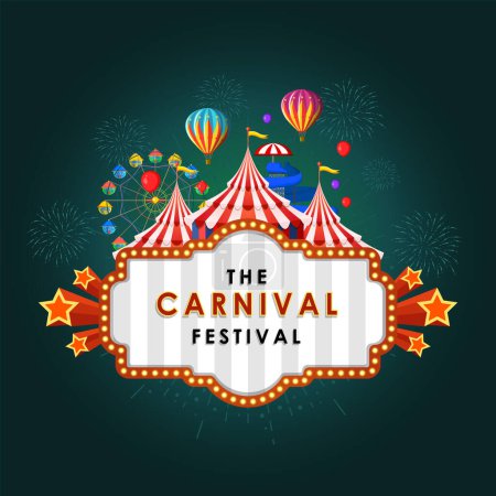 Photo for The carnival festival background, for banner,festive and poster design - Royalty Free Image