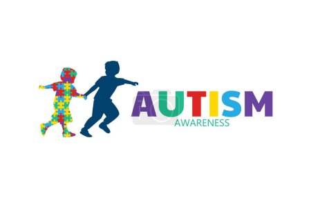 Autismus-Bewusstsein bei spielenden Kindern